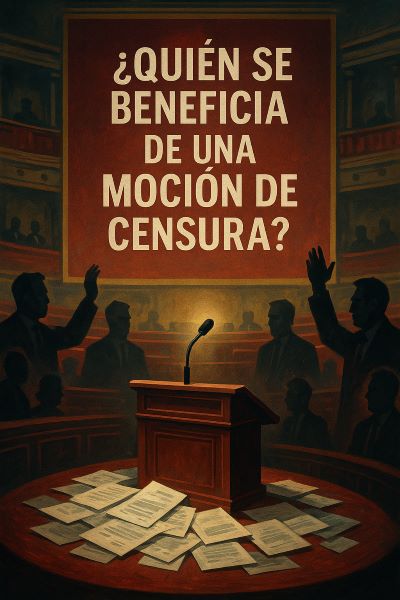 ¿Quién se beneficia de una moción de censura?