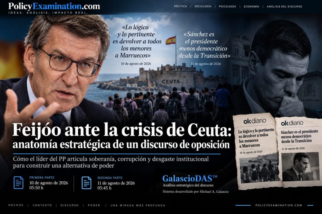 Feijóo ante la crisis de Ceuta: anatomía estratégica de un discurso de oposición