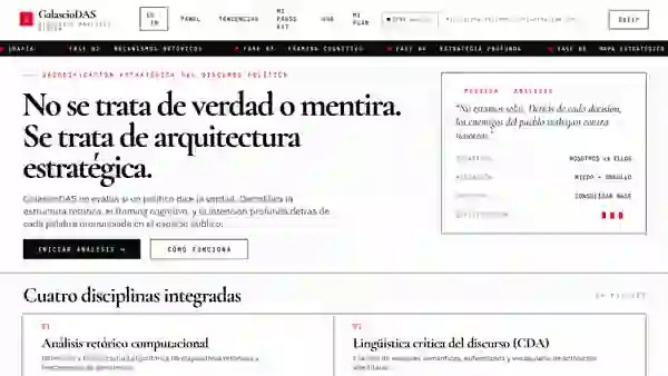 GALASCIO DAS™ en acción: análisis estratégico del discurso del presidente del Gobierno en&nbsp;TVE
